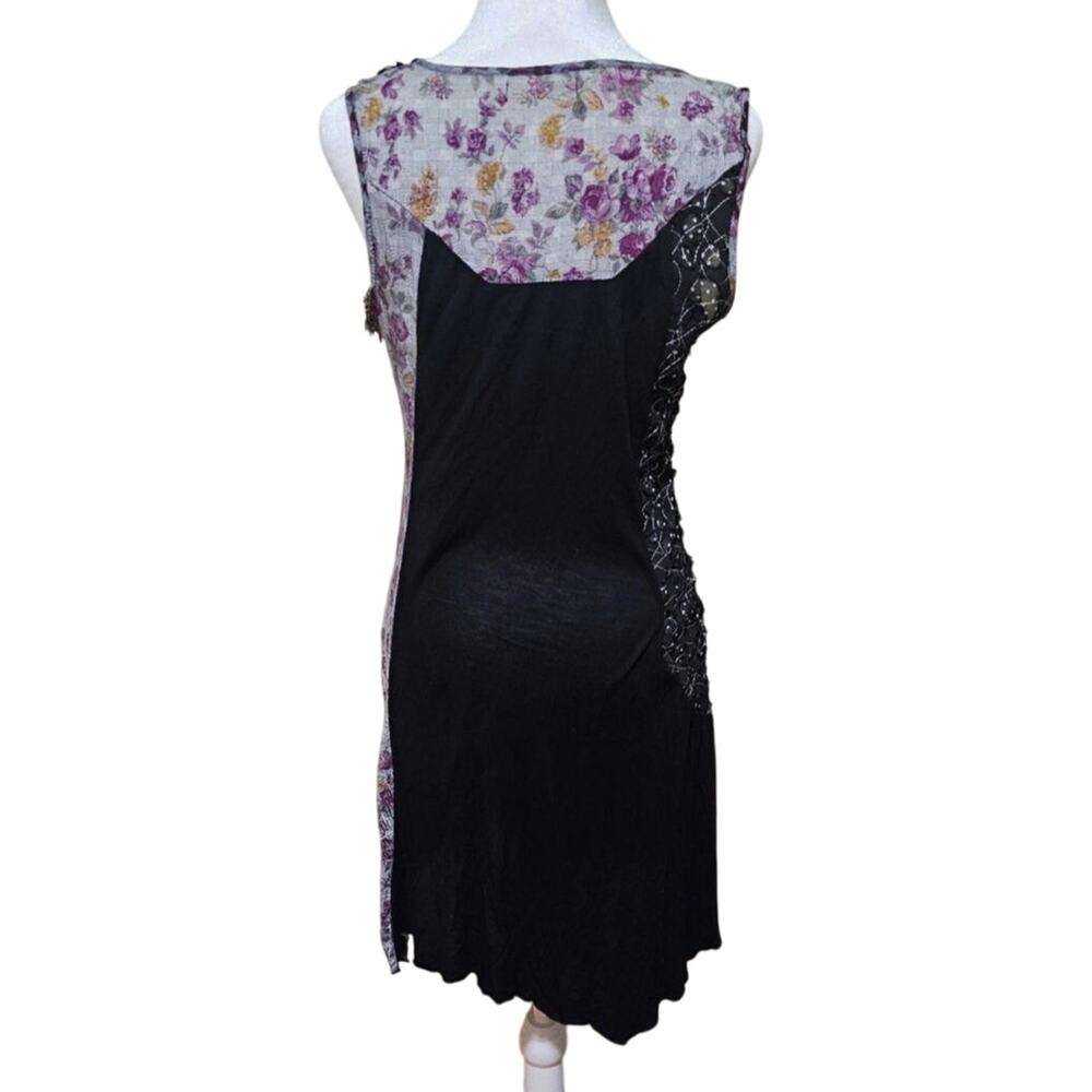 Forla Paris Patchwork Butterfly Asymmetrical Y2k … - image 3